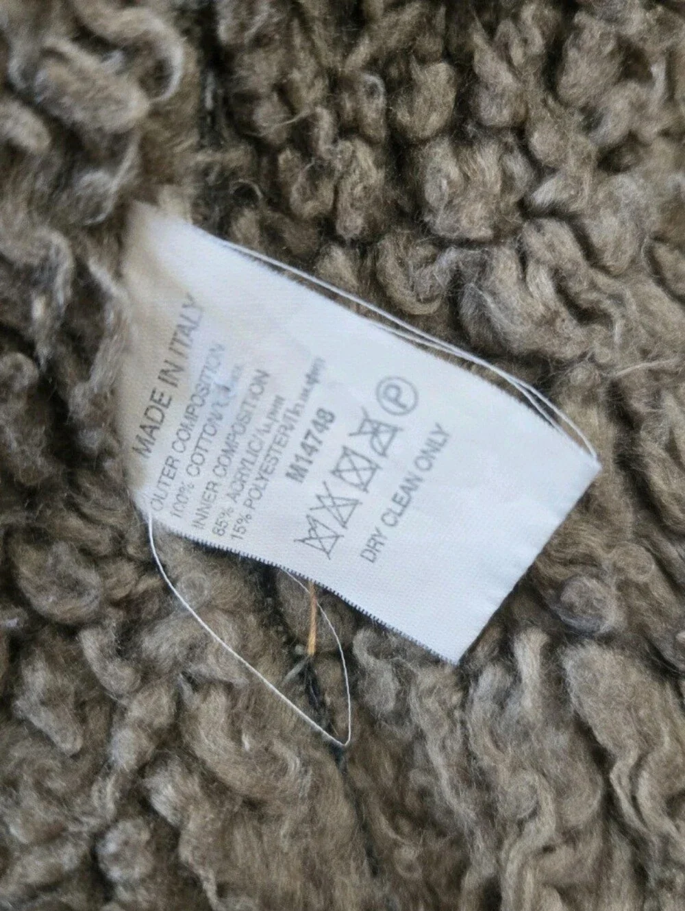 Next Denim Afghan Coat UK Sz 12 Penny Lane